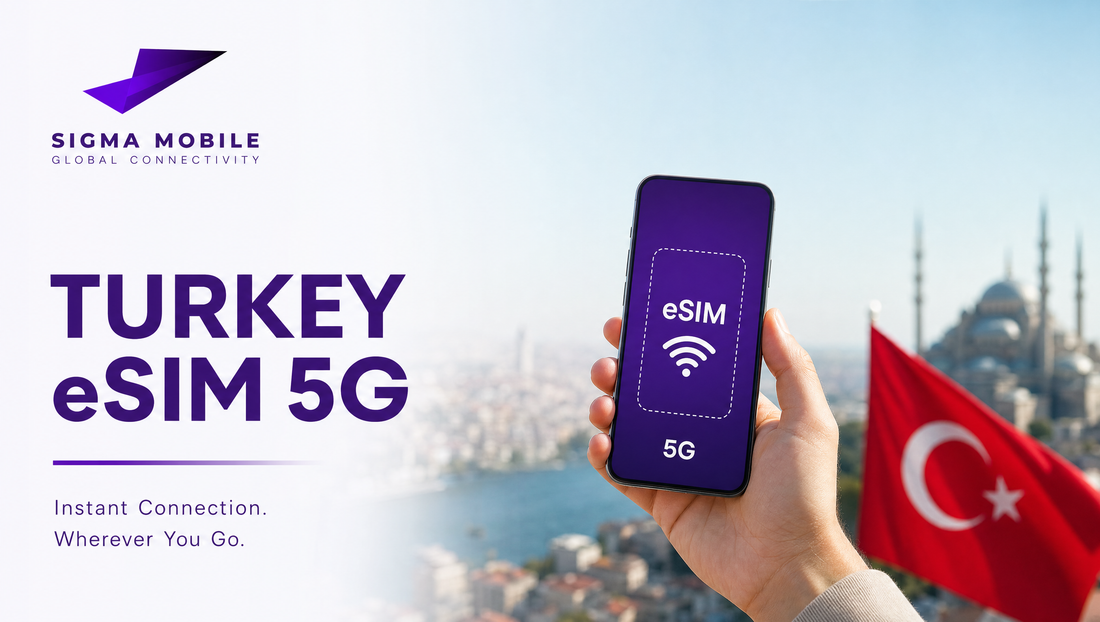 Turkey eSIM 5G: Skip Roaming Fees | Sigma Mobile