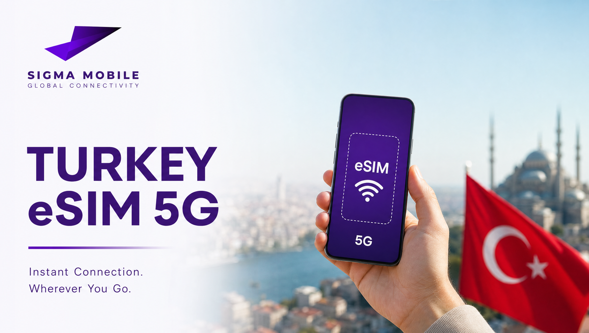Turkey eSIM 5G: Skip Roaming Fees | Sigma Mobile